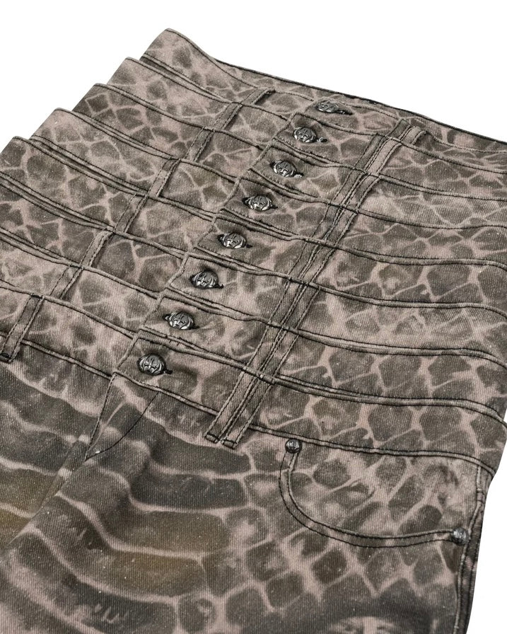 【UNIZ】8 Backs J-Cut Pants