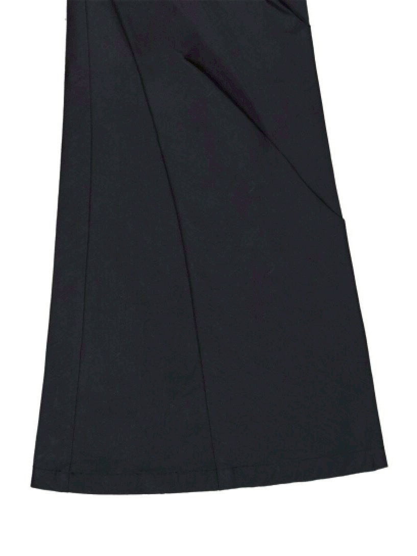【ROCK CAKE】Asymmetry Waist Flare Pants