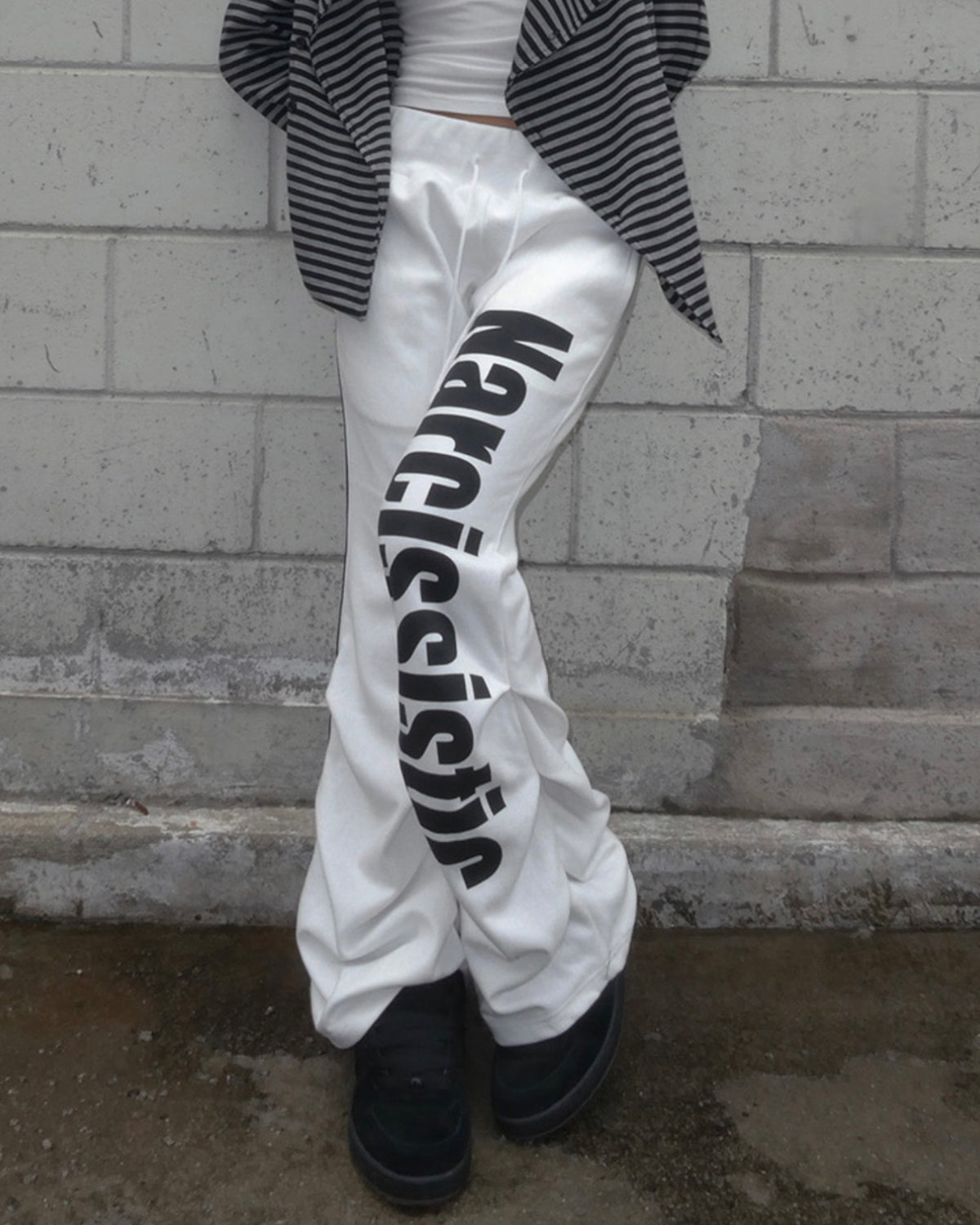 【FANCY CLUB】NARCISSISTIC PINTUCK SWEATPANTS