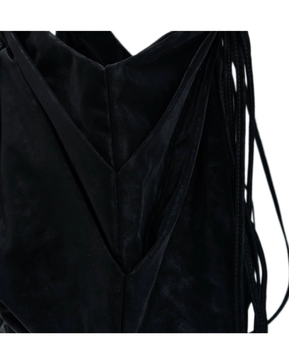 【FANCY CLUB】DRAPE FRINGE HOBO BAG