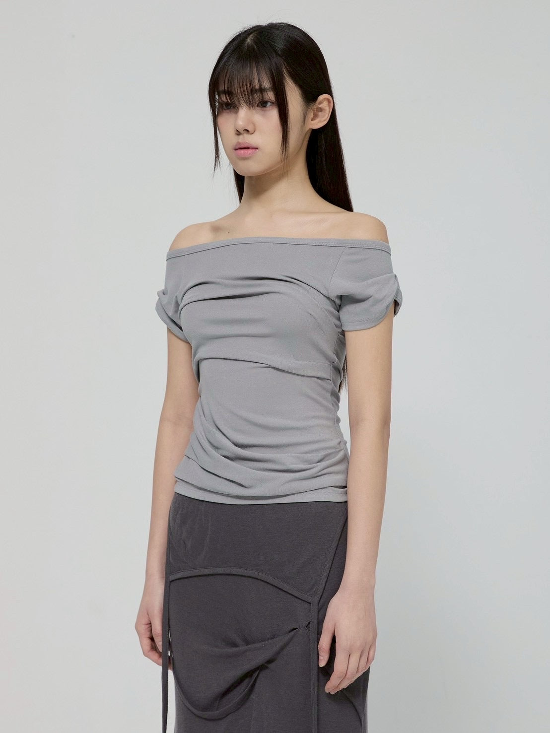 6/22 21:00発売【FLAREUP】Draped Top