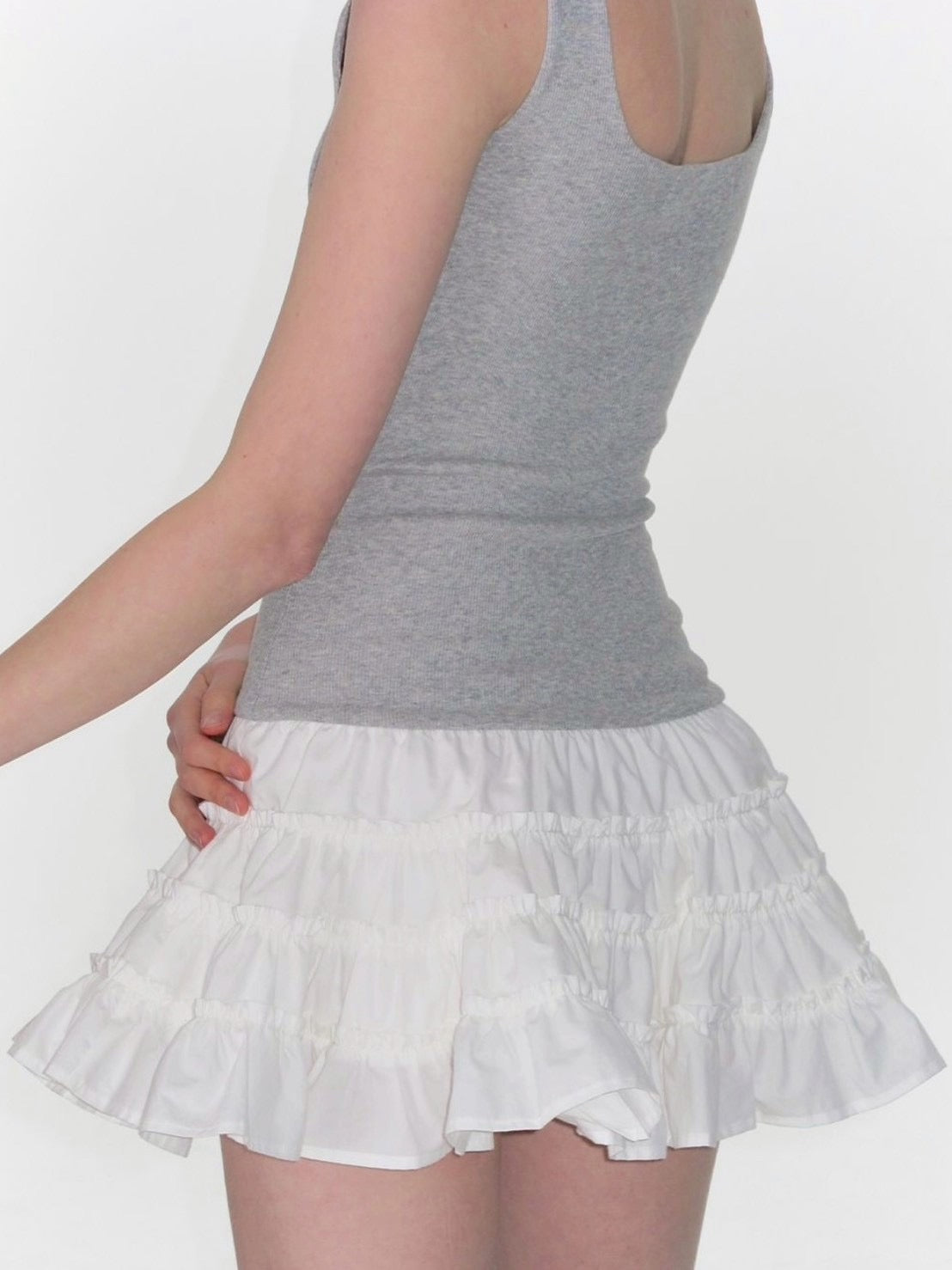 【CRANK】FRILL TIERED DRESS