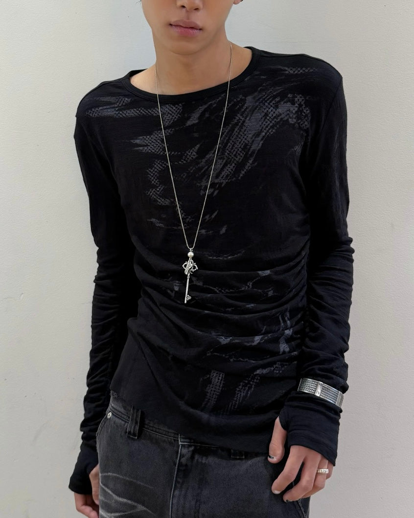 【LECYTO】Winged Key Pendant Necklace