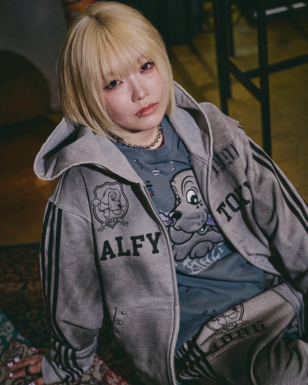 【GALFY】全力汚し部パーカー
