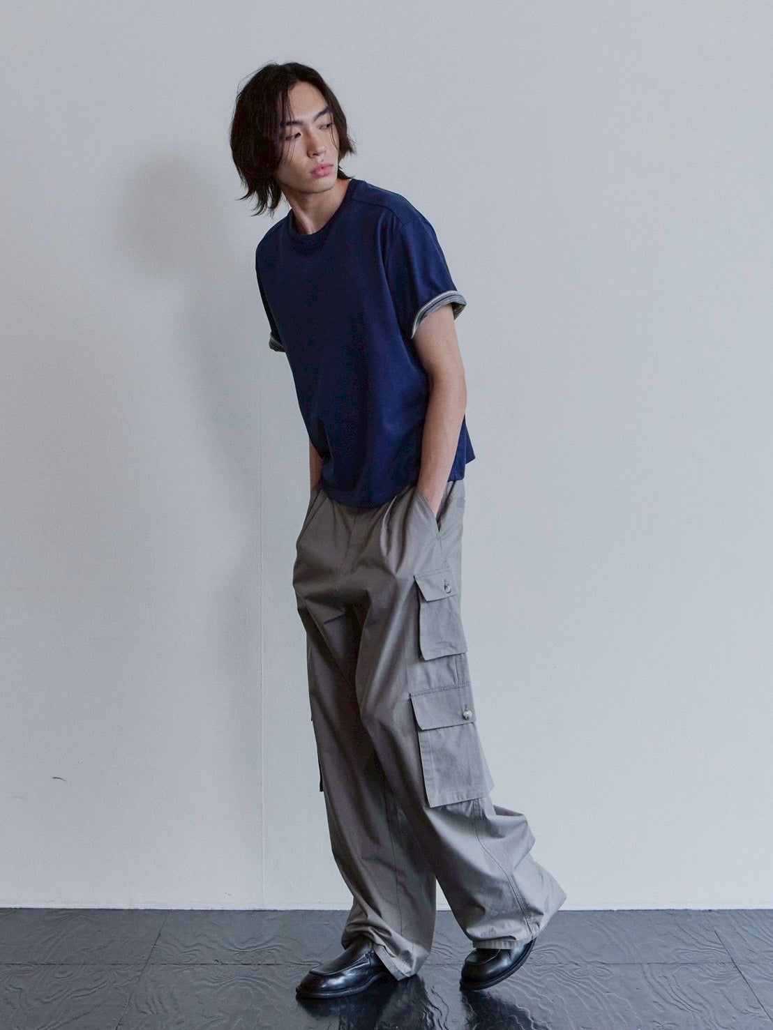 【Waviness】Stripe Layered T-shirts