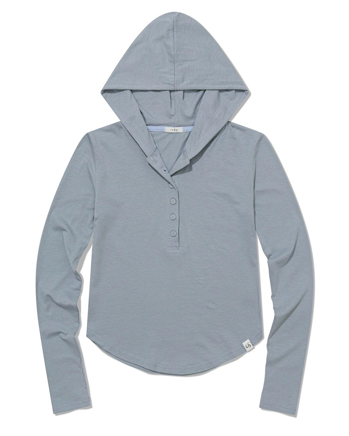 【Uglyshadow】SLIM LONG BUTTON HOODIE TOP