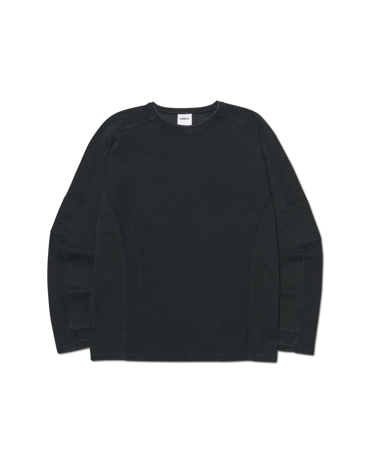 【NOMANUAL】TRACE WAFFLE LONG SLEEVE TEE