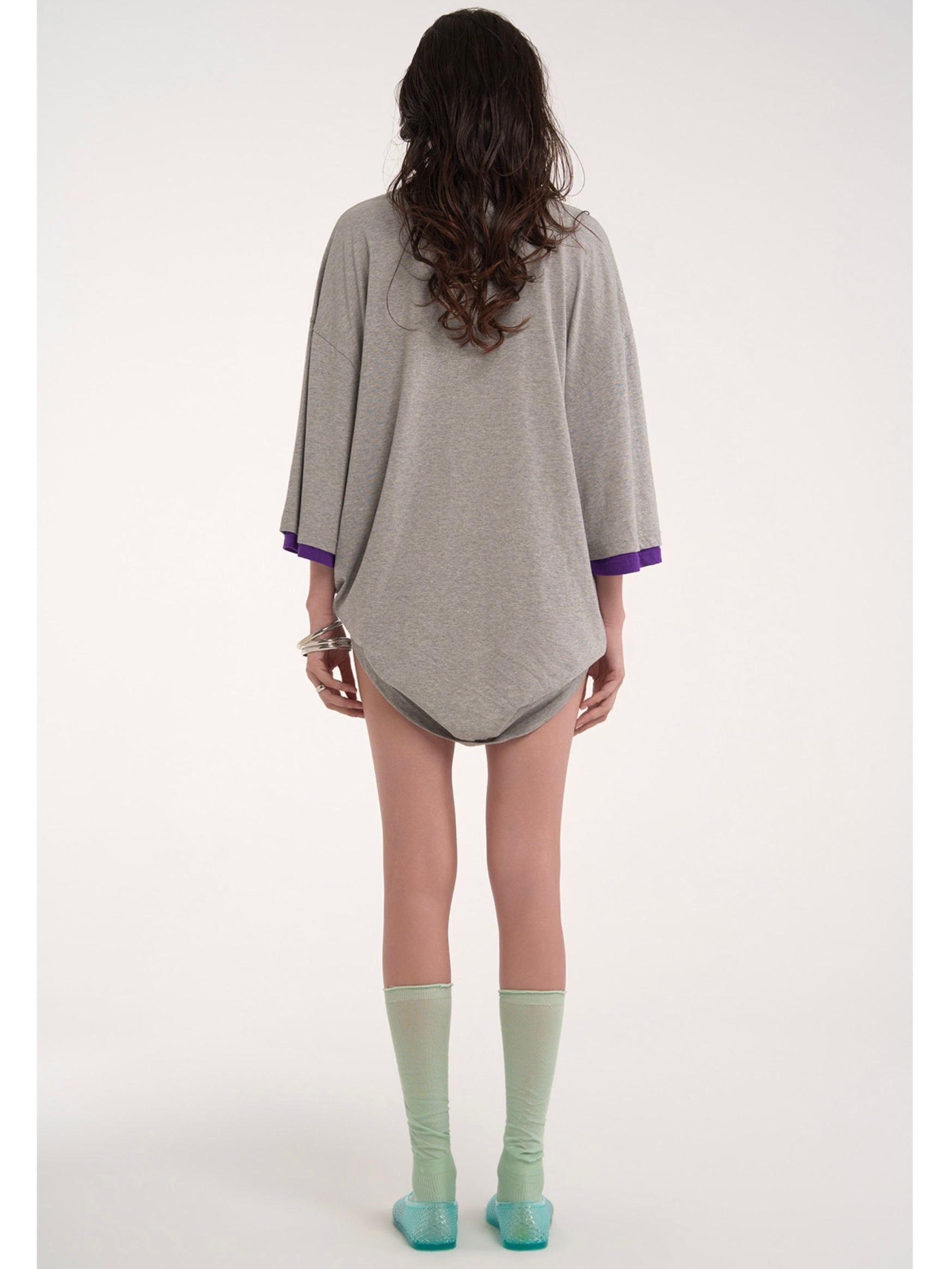 【ESC STUDIO】two sleeve hot t-shirt