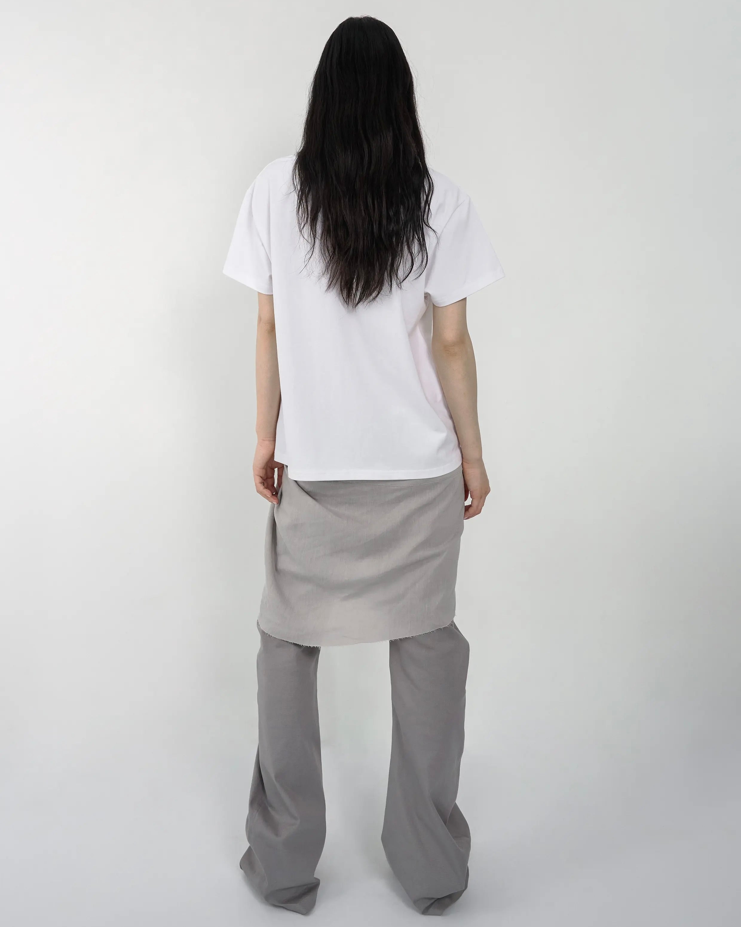 【NACHE】BELT LAYER PRINTED T-SHIRT
