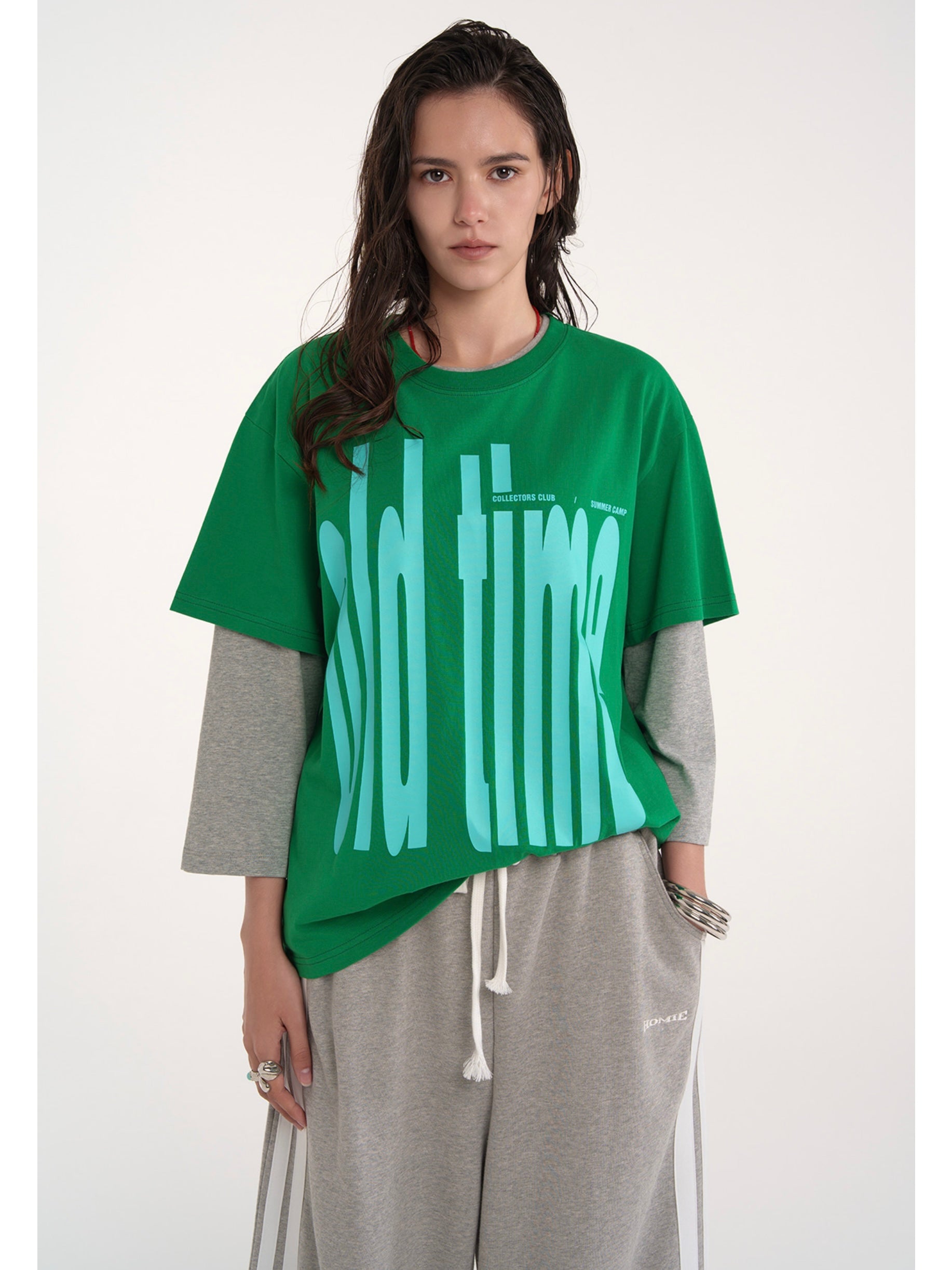 【ESC STUDIO】bold old time t-shirt
