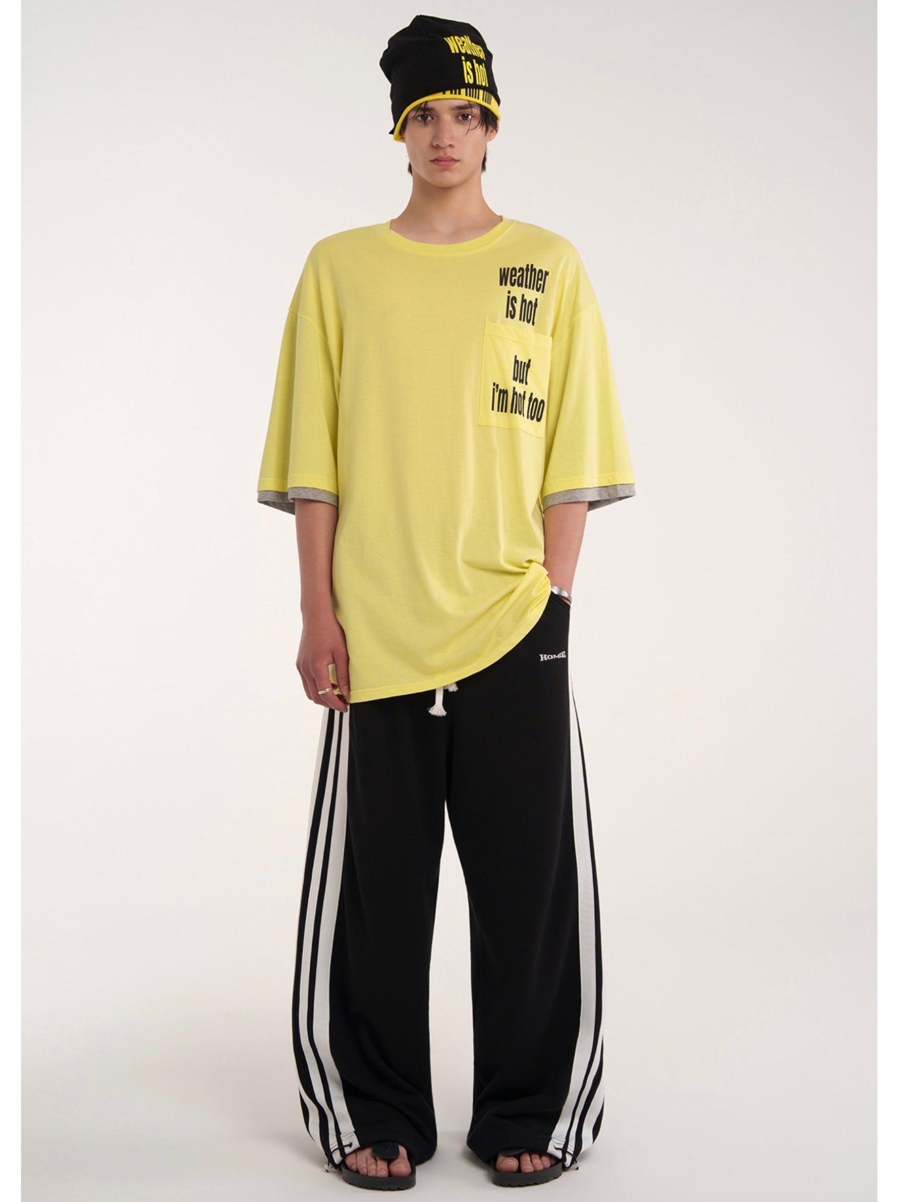 【ESC STUDIO】Homie 3-stripe sweat pants