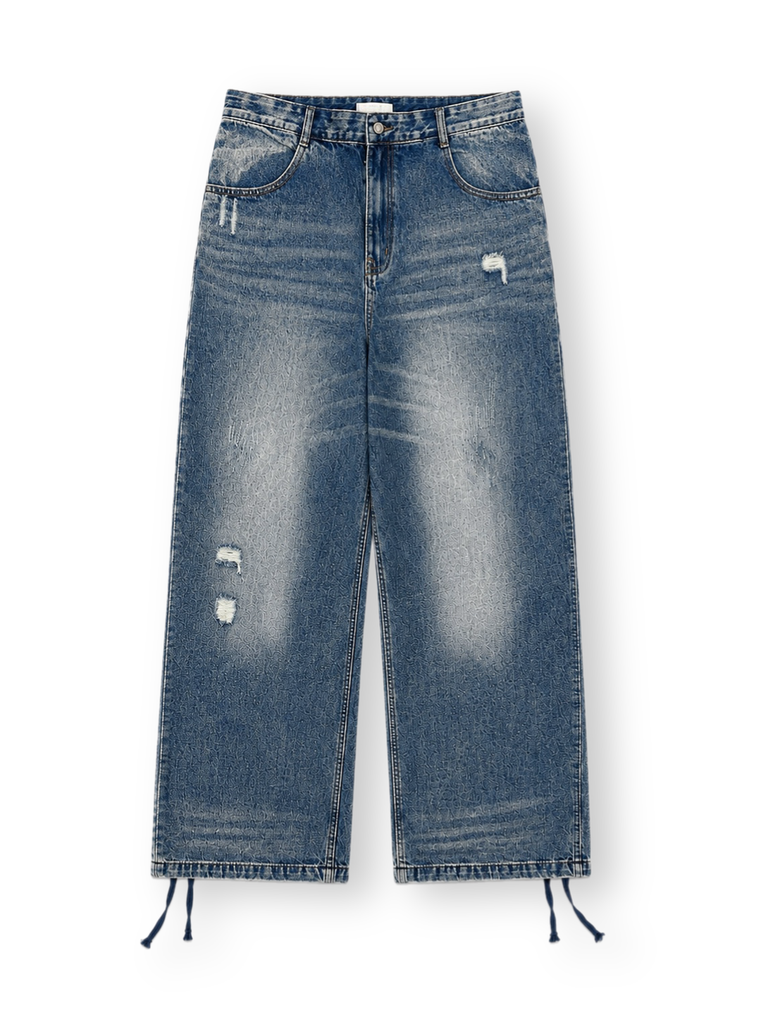 大阪店WEB限定受注制【Chikashitsu +】double back pocket denim pants (2color)