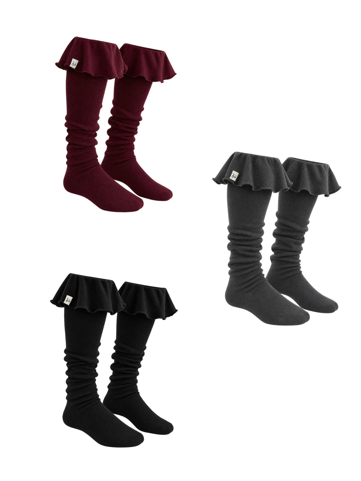 【Uglyshadow】RUFFLE LONG SOCKS