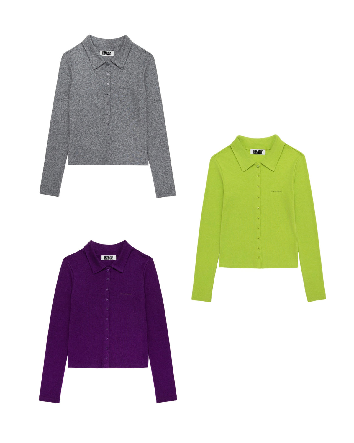 【CRANK】CLASSIC COLLARED CARDIGAN