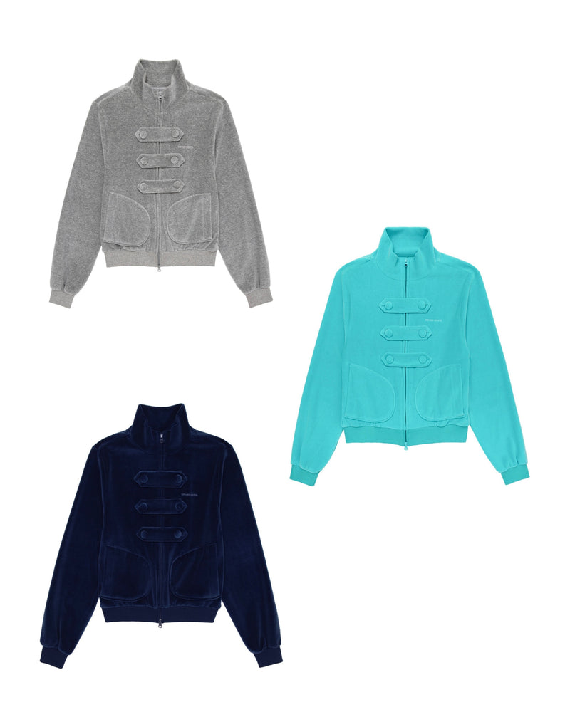 【CRANK】TOGGLE TERRY ZIP-UP