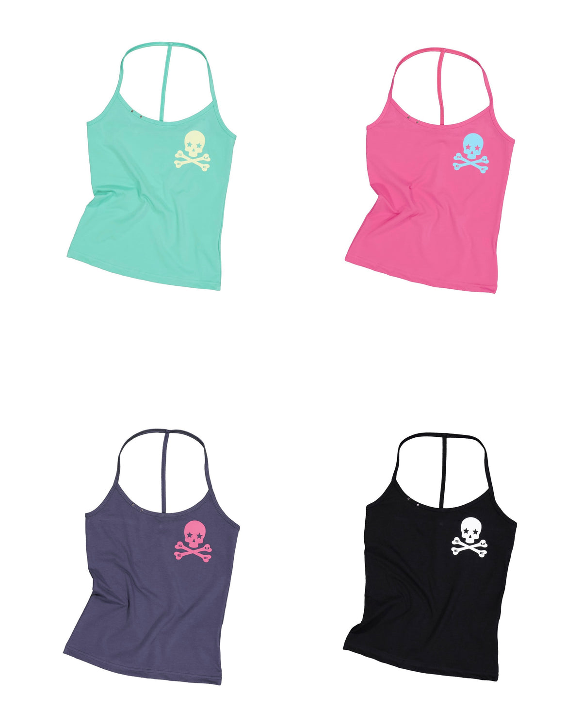 【SETUP-EXE】SKULL LOGO LINE HALTERNECK