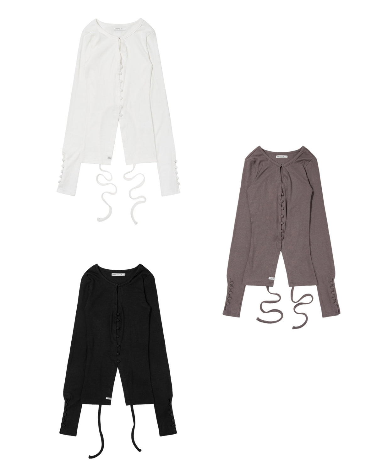 【FANCY CLUB】KEYHOLE HOOK CARDIGAN