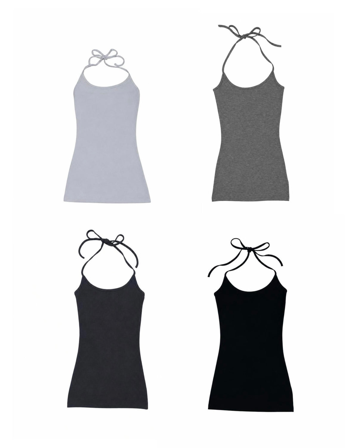 受注制【nmtc+】string halter neck camisole (4color)
