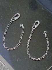 受注制【Chikashitsu +】antique silver wallet chain