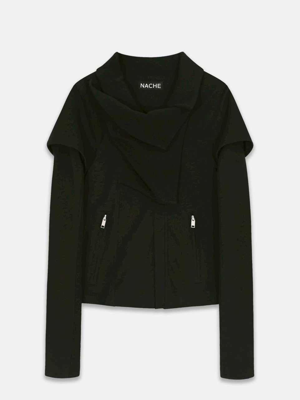 【NACHE】2-WAY SLIM COTTON RIDER JACKET