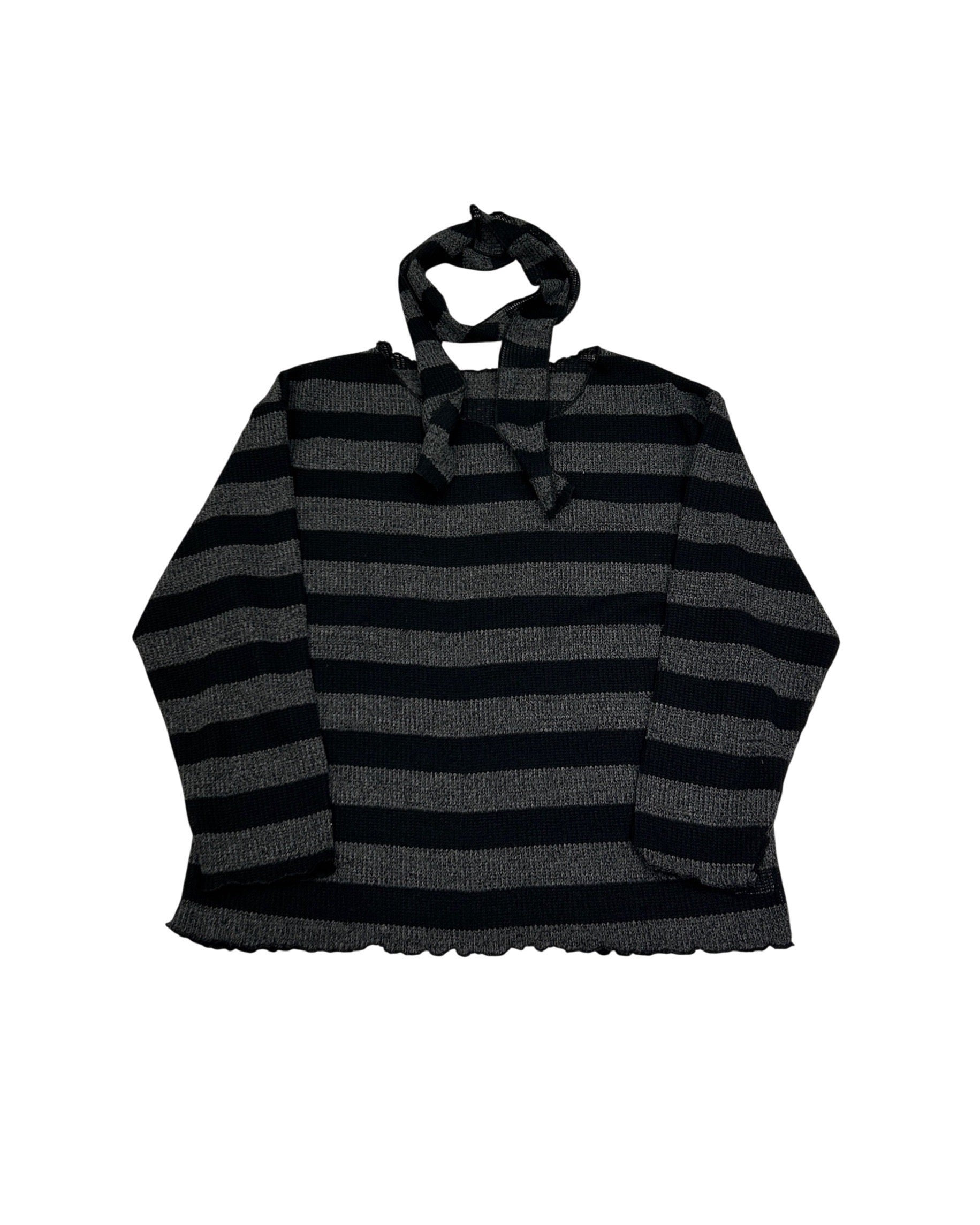 【nmtc+】tie set sheer border long sleeve (2color)