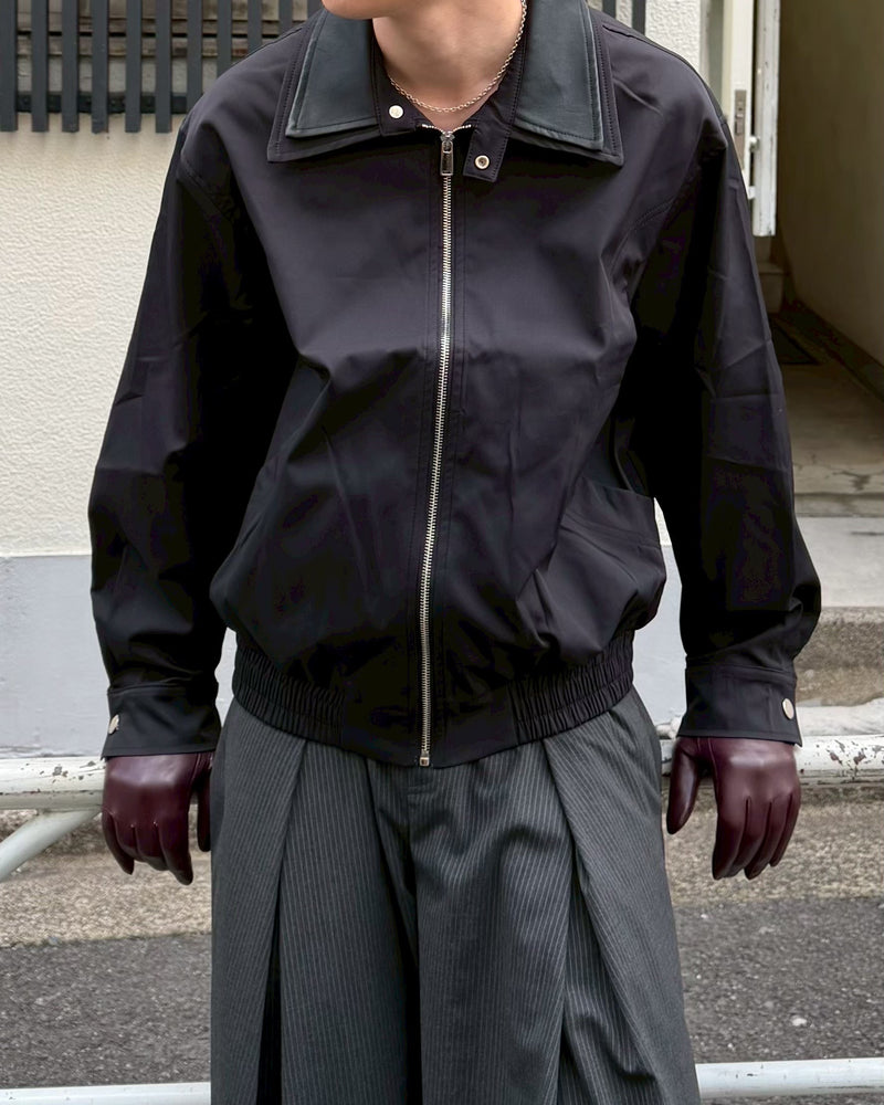 【Chikashitsu +】double collar jacket (2color)