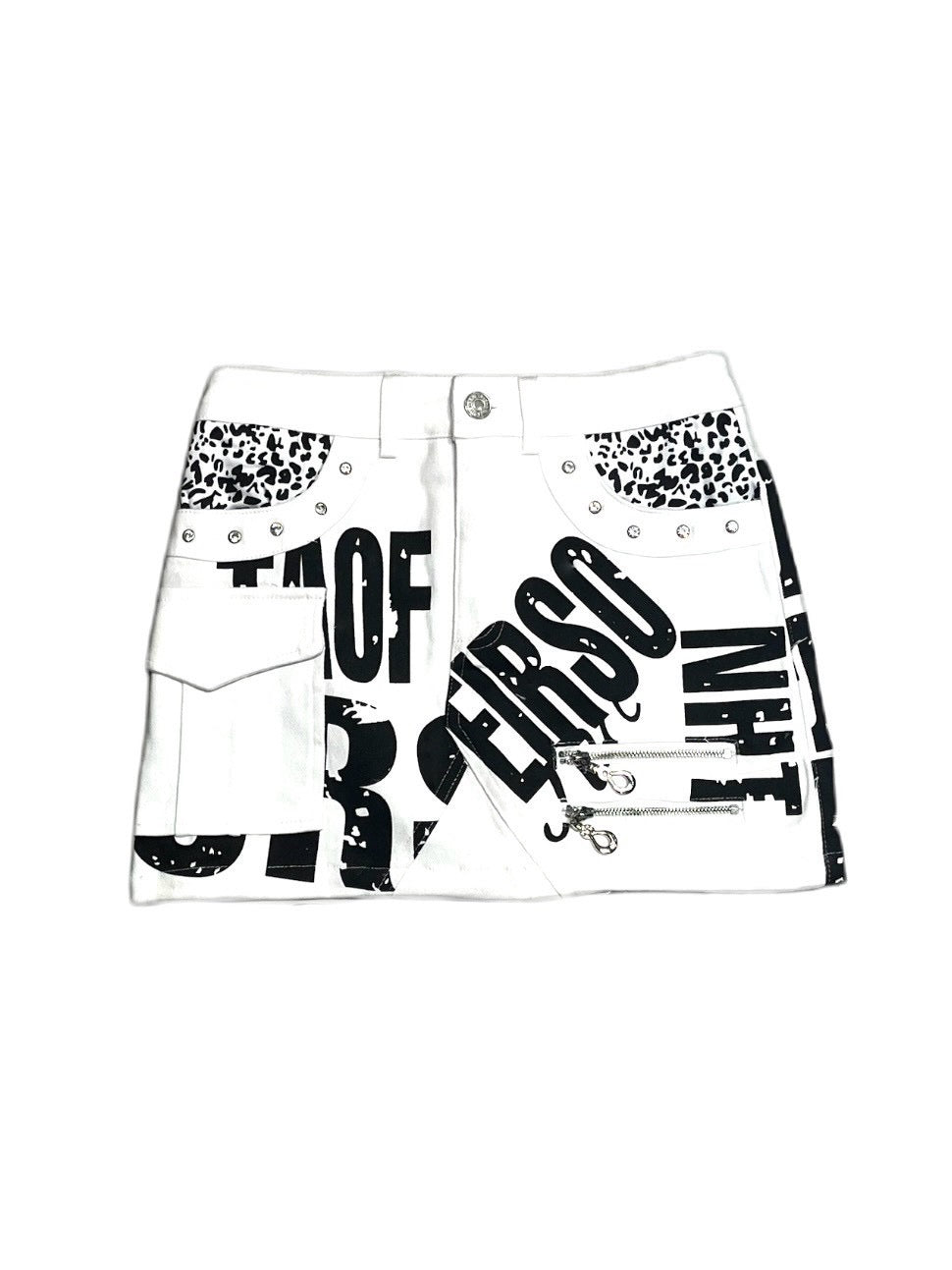 7/11 20:00発売  国際配送【BABY09】leopard pocket skirt