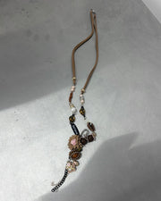 9/18 20:00 発売 国際配送【Nerd out XU】Vintage Boho Floral Tassel Long Necklace