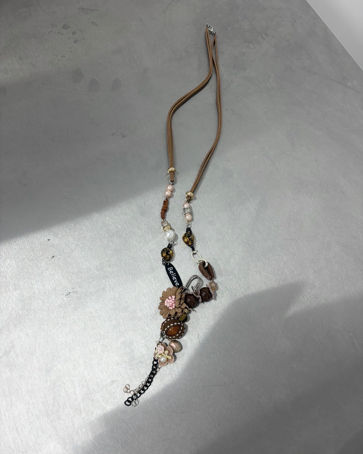 9/18 20:00 発売 国際配送【Nerd out XU】Vintage Boho Floral Tassel Long Necklace