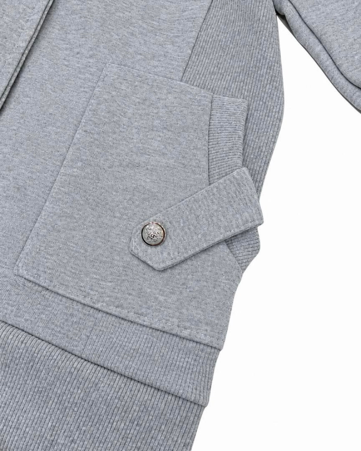 受注制【nmtc+】High neck cargo pocket zip jacket