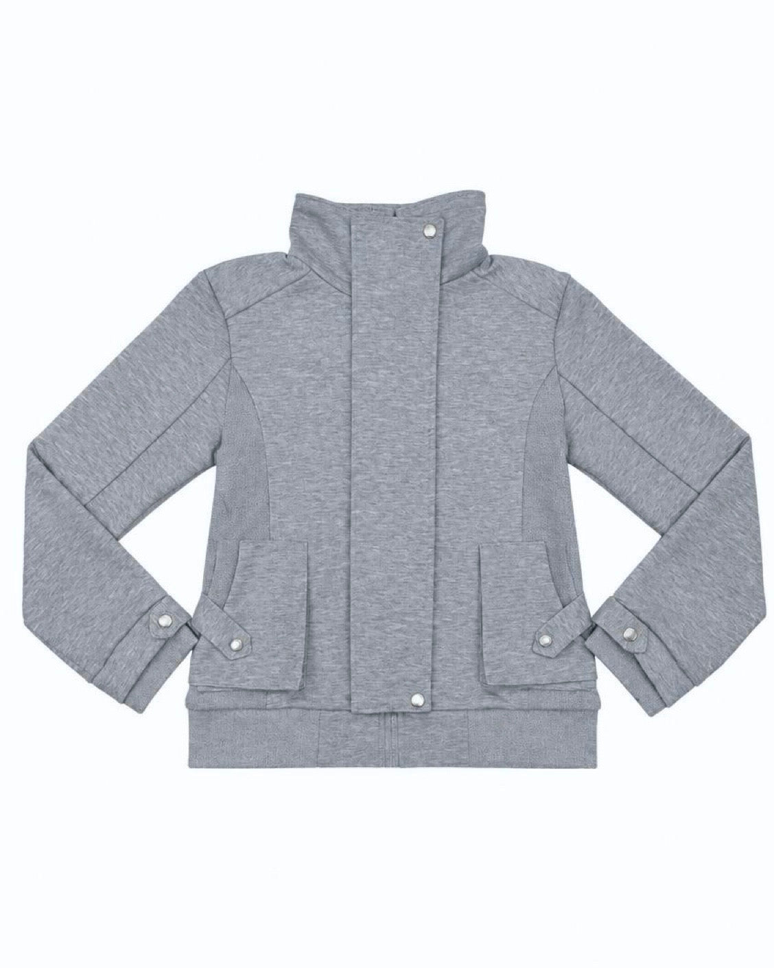 受注制【nmtc+】High neck cargo pocket zip jacket