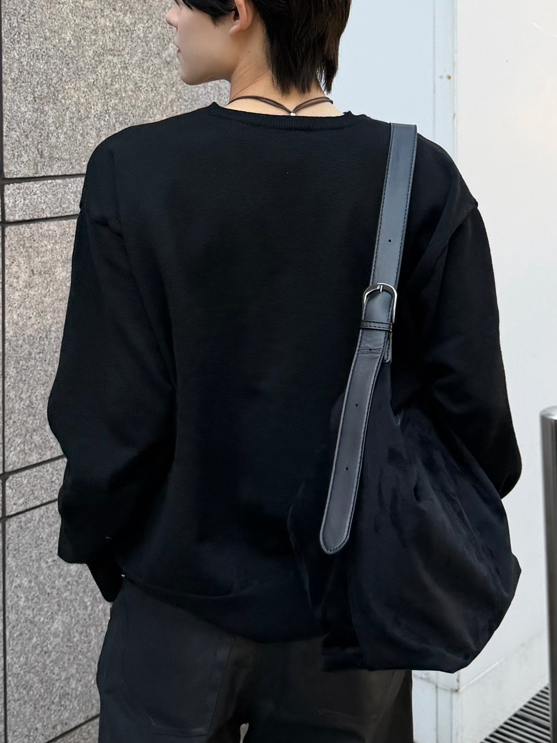 東京店WEB限定【Chikashitsu +】cropped vneck knit (3color)