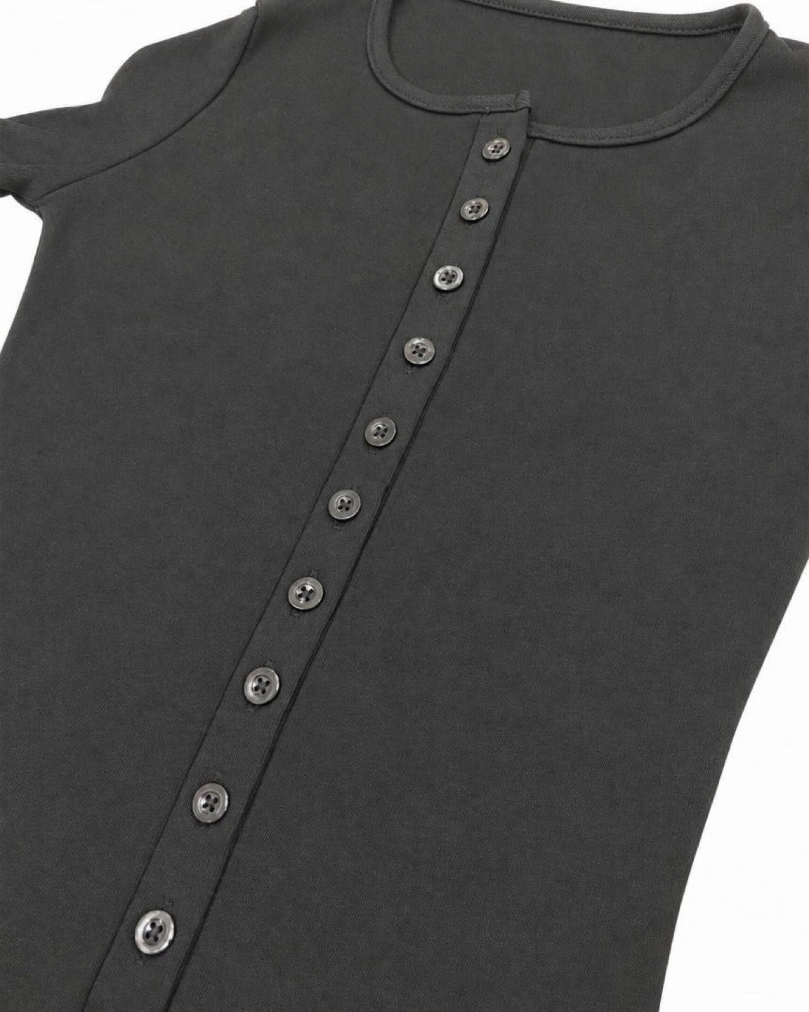 受注制【nmtc+】button slim fit body suit (2color)