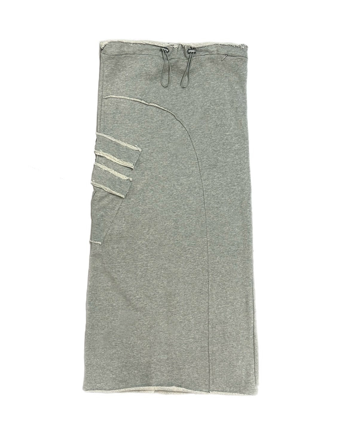 受注制【OaKS】reverse design sweat long skirt (2color)