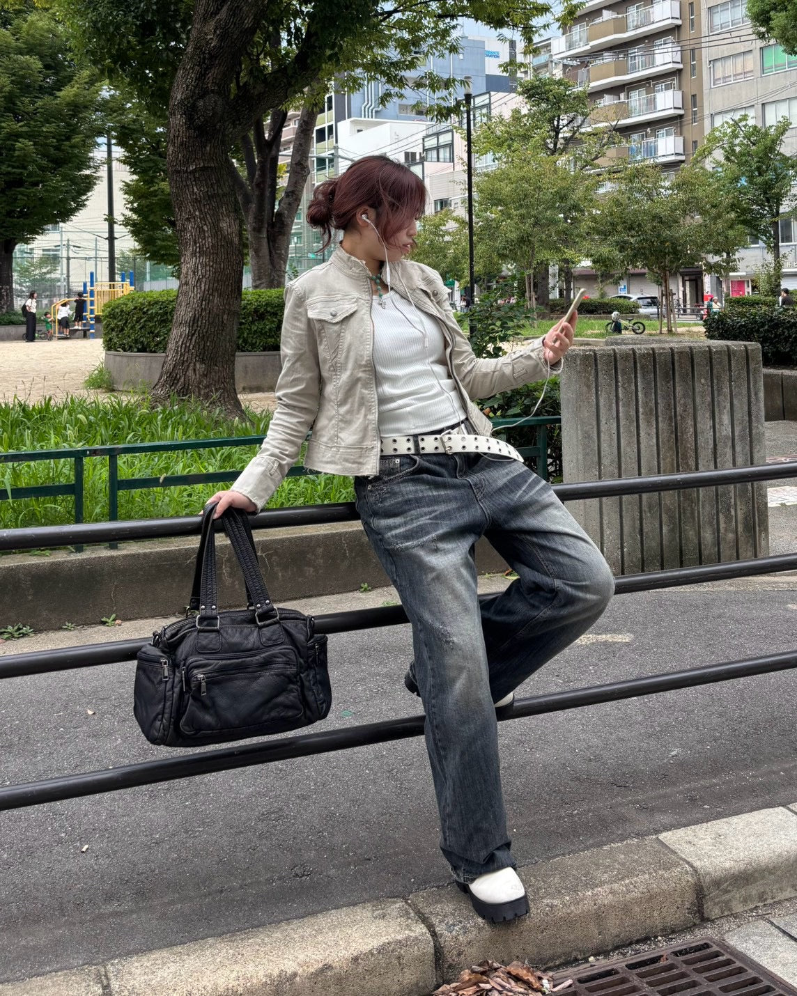 受注制【OaKS】washed zip-up jacket (3color)