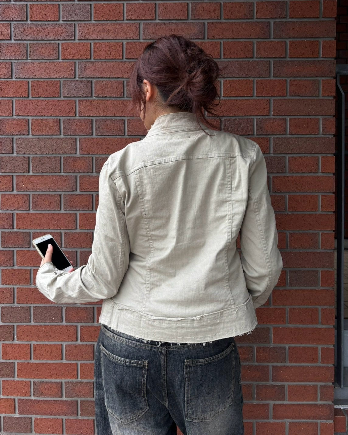 受注制【OaKS】washed zip-up jacket (3color)