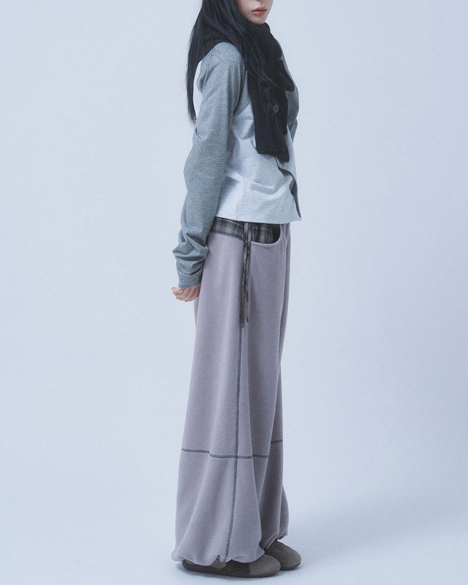 【TUOMIO】BUTTON WOOL KNIT MUFFLER