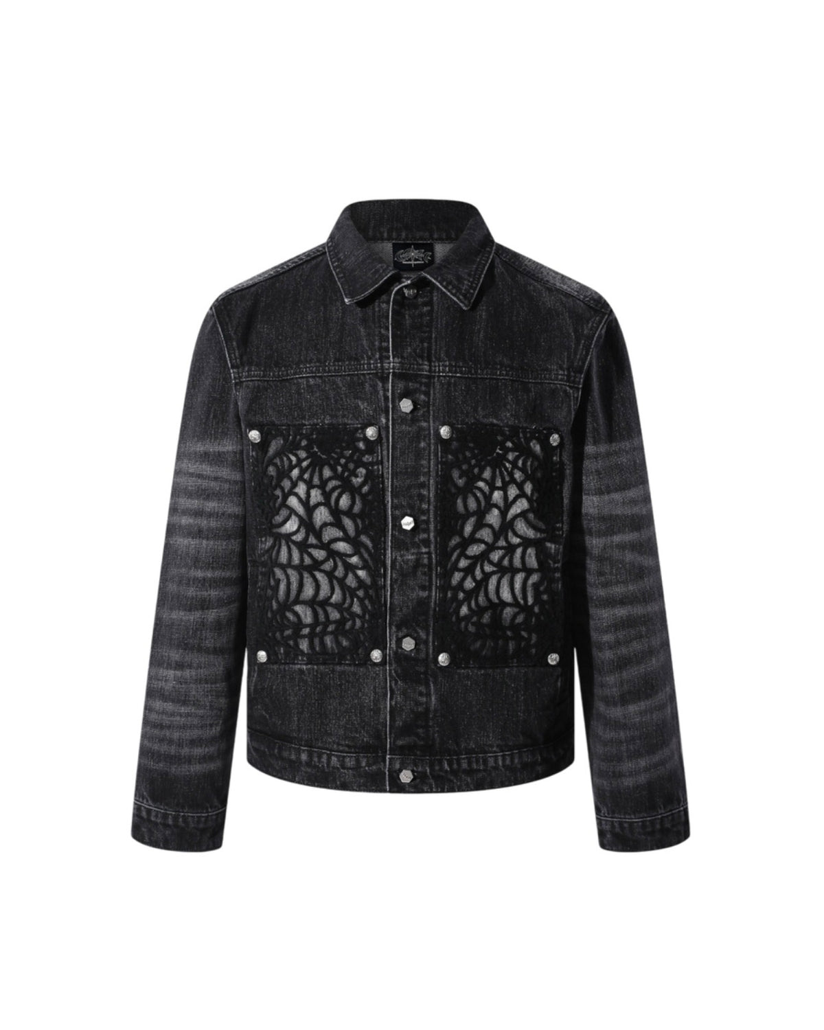 【The Boy Has No Patience】COBWEB DENIM JACKET