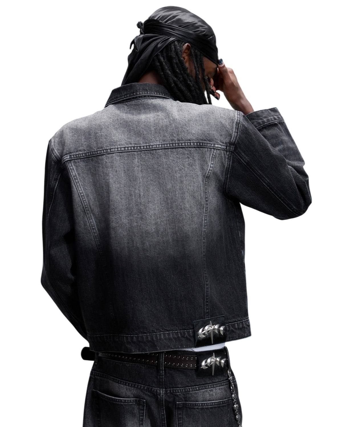 【The Boy Has No Patience】COBWEB DENIM JACKET