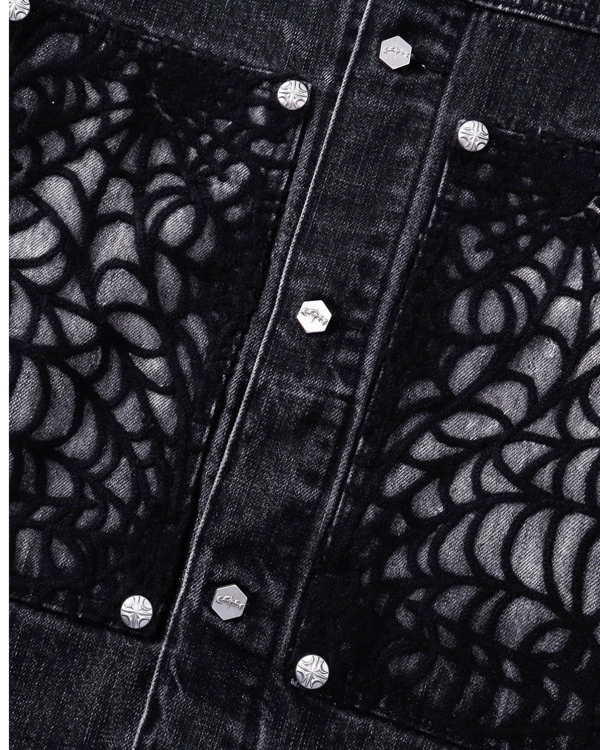 【The Boy Has No Patience】COBWEB DENIM JACKET