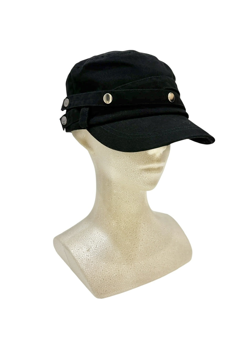 国際配送【Never mind the XU】double belt strap cap (2color)