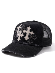 【SUPPLIER】Multiple Cross Denim Cap