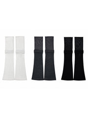 国際配送【Never mind the XU】docking sheer flare leg warmer (3color)
