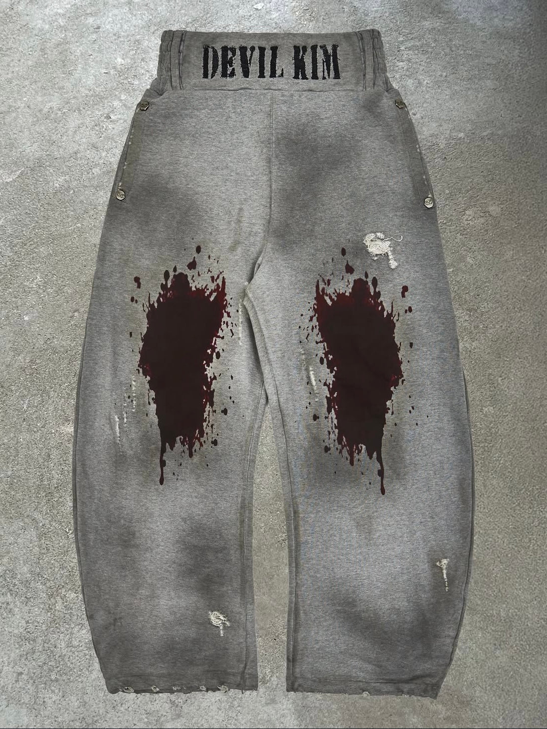 【DEVIL KIM】BLOOD SWEAT PANTS