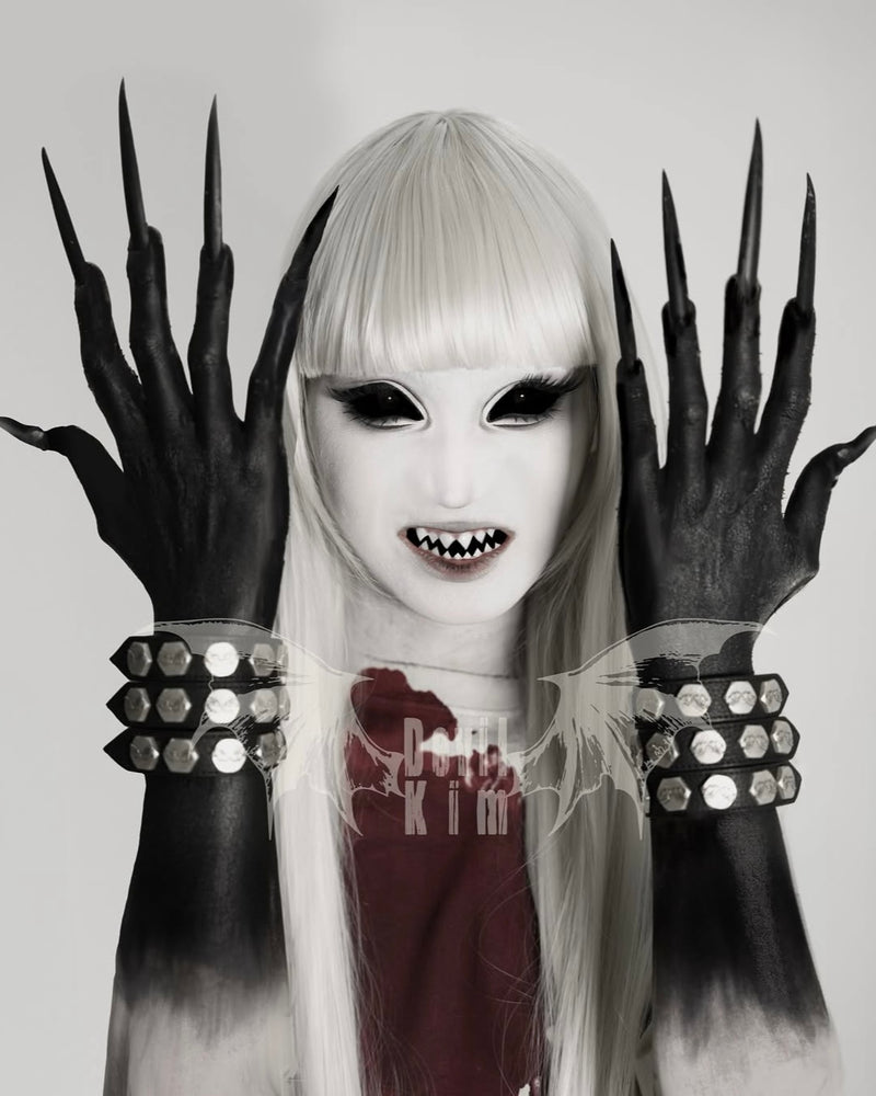 【DEVIL KIM】HEXAGONAL BOLT LEATHER BRACELET