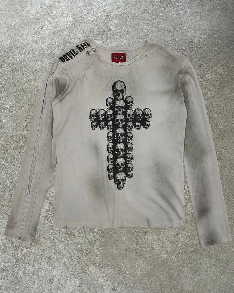 【DEVIL KIM】WOUND ZIP LONG SLEEVE