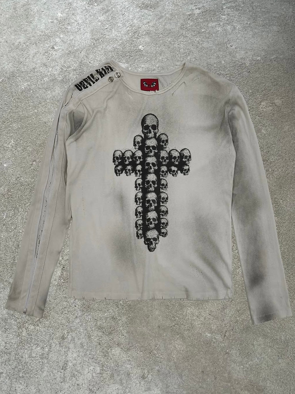 【DEVIL KIM】WOUND ZIP LONG SLEEVE
