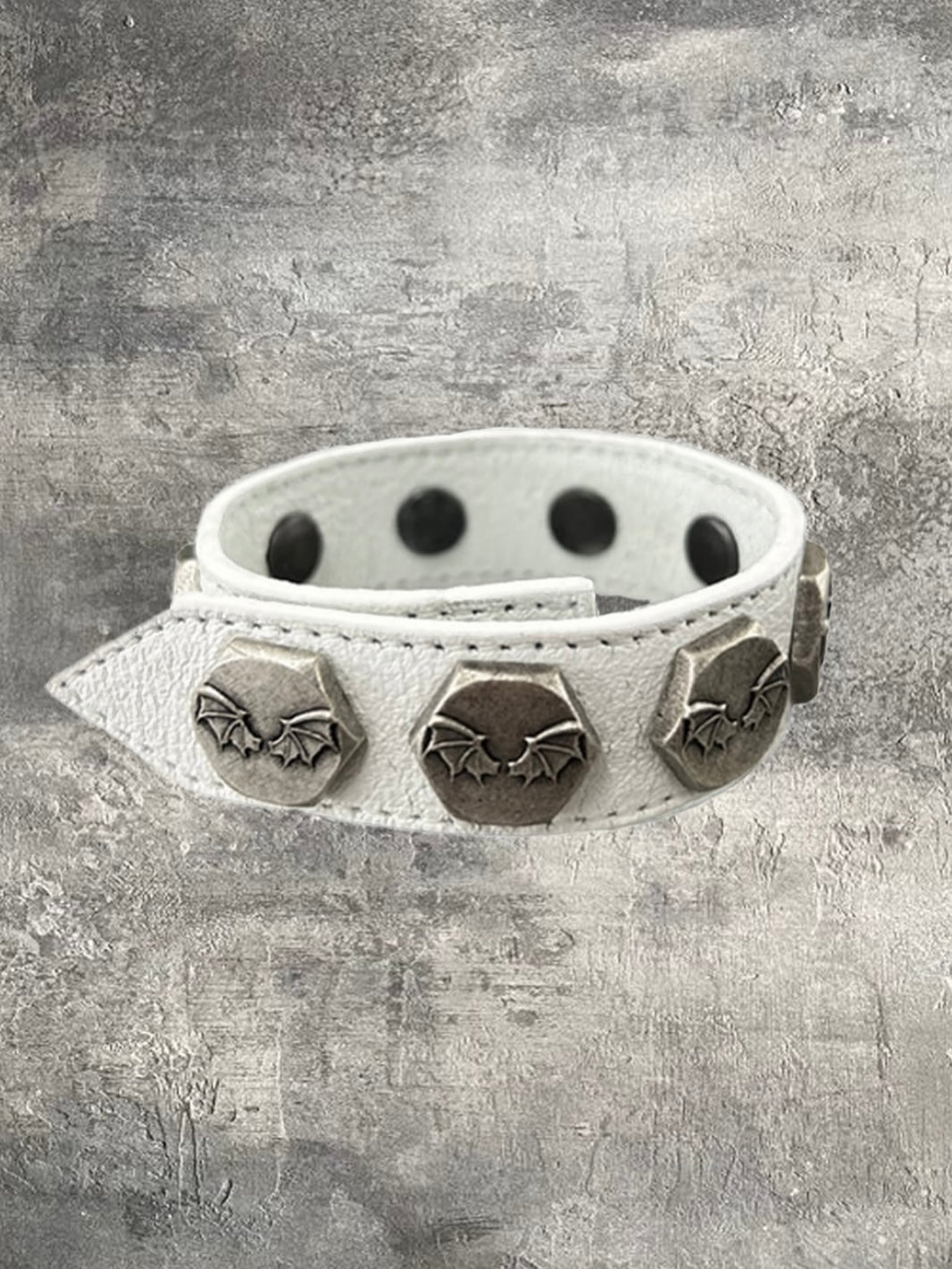 【DEVIL KIM】HEXAGONAL BOLT LEATHER BRACELET