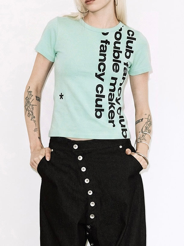 【FANCY CLUB】BAYWATCH CROP TEE