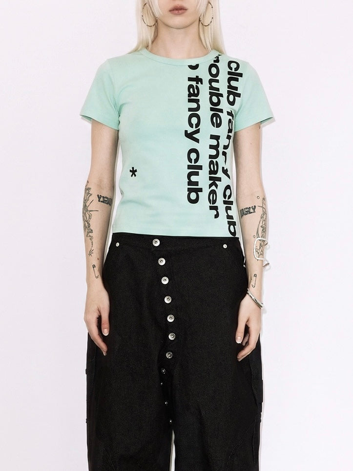 【FANCY CLUB】BAYWATCH CROP TEE